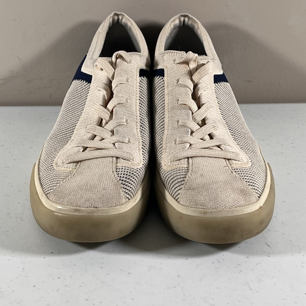 Rothy's Shoes Women's Size 10W Athletic Sneaker Beige Round Toe - Picture 6 of 11